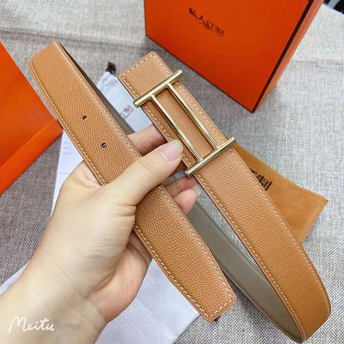 Cinture in pelle originali Hermès per ragazzi e ragazze qualità contatore Cinture in pelle Hermès pe