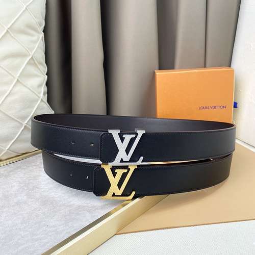 LV original girls genuine leather belt counter quality LV girls belt ready stock wholesale width 3.8