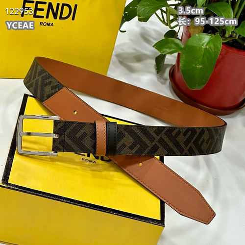 Fendi Belt Wholesale Fendi Boys Belt Wholesale Original Genuine Leather Material Spot Sale Width 3.5