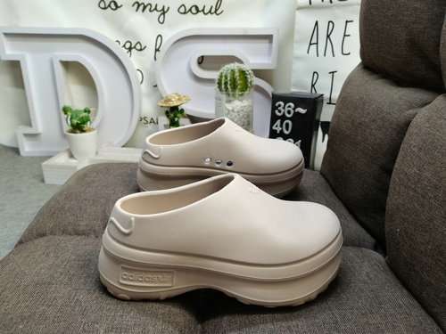 261Dadidas Adifom Stan Mule clover thick-soled casual slippers, heightening shoes, summer comfortabl