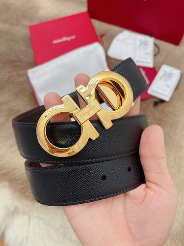 Original men's genuine leather belt counter quality men's belt ready stock wholesale width 3.5CM com