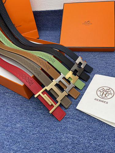 HERMES Belt Wholesale Hermès Girls Belt Wholesale Original Genuine Leather Material Spot Promotion W