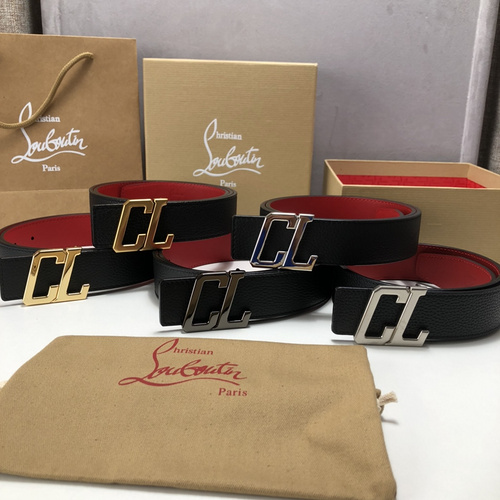 Christian Louboutin belt wholesale CL Louboutin men's belt wholesale original genuine leather materi