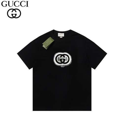 GCGucci 24Fw maniche corte con stampa doppia G intrecciata