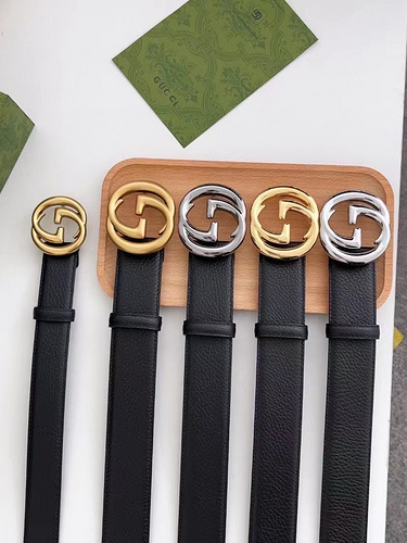 GG original men's leather belt counter quality GG men's belt ready stock wholesale width 3.8CM compl