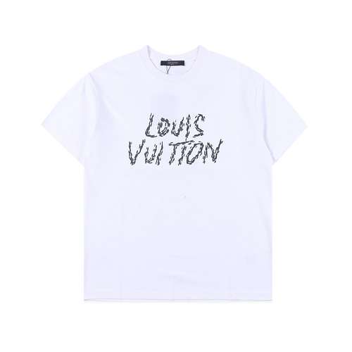 T-shirt a maniche corte con logo LV Louis Vuitton