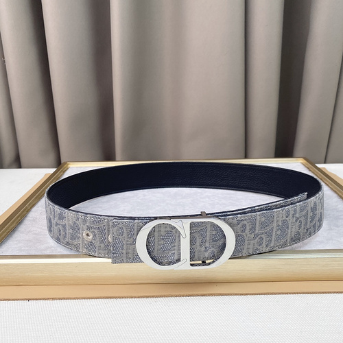 DI Dijia original men's leather belt counter quality DI Dijia men's belt ready for sale width 3.8CM 