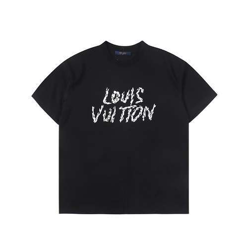 T-shirt a maniche corte con logo LV Louis Vuitton