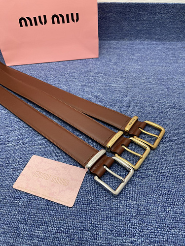 MIUMIU belt wholesale, MIUMIU boys' belt wholesale, original genuine leather material, spot promotio