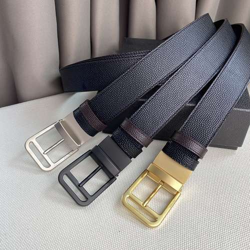 Pu@Lada original men's and women's leather belts counter quality Pu@Lada men's and women's leather b