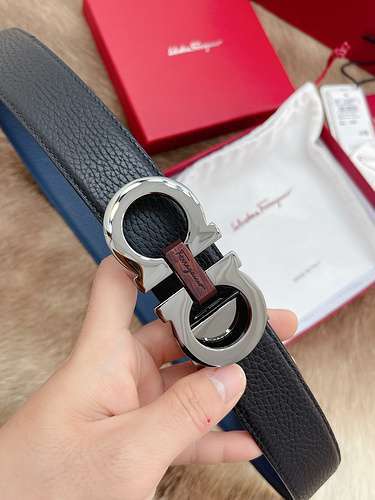 Original men's genuine leather belt counter quality men's belt ready stock wholesale width 3.5CM com