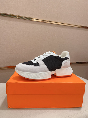 Hermes men's shoes Code: 0422B50 Size: 38-44. (45 is custom-made and cannot be returned or exchanged