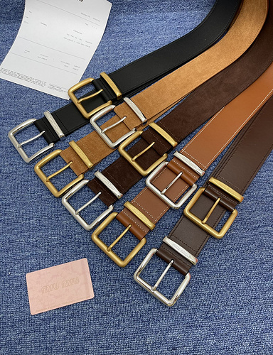 MIUMIU belt wholesale, MIUMIU boys' belt wholesale, original genuine leather material, spot promotio