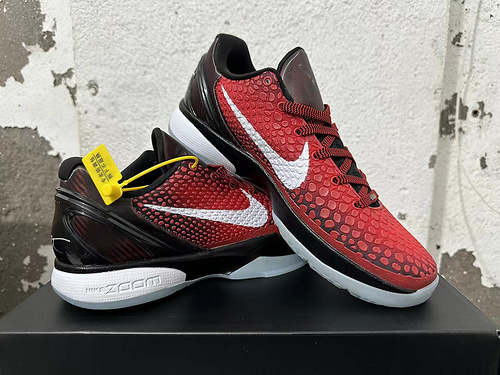 Kobe 6th generation black and red 40-48.5
