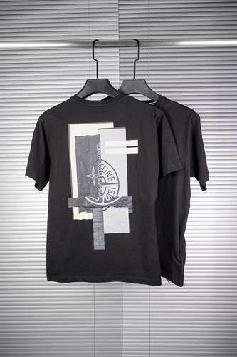 Stone Island Square Manica corta Nera