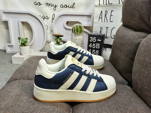 158DAdidas clover Originals Superstar shell toe classic all-match casual sports sneakers High-densit