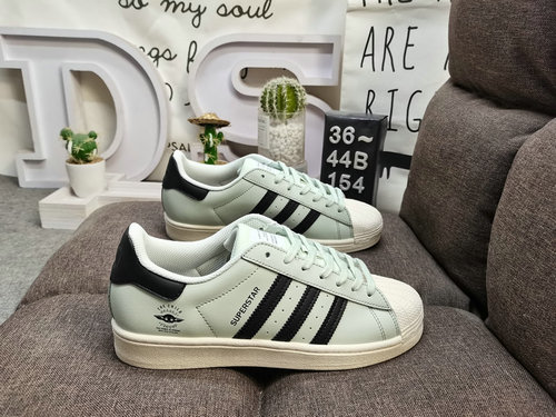 154DAdidas clover Originals Superstar shell toe classic all-match casual sports sneakers High-densit