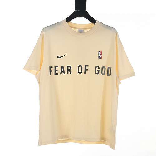 T-shirt a maniche corte congiunte a tre feste FOG X NBA X NIKE