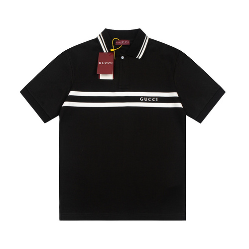Gucci 2024SS New Series Letter POLO Shirt Black