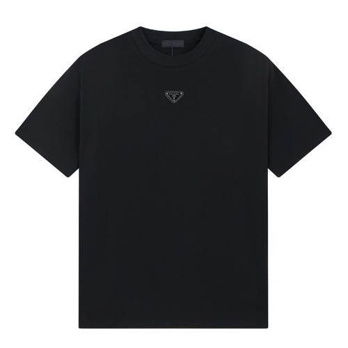 PRD Prada 24ss classic metal triangle logo short-sleeved T-shirt
