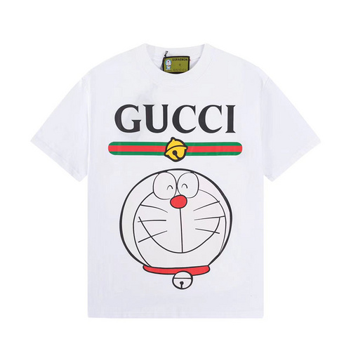 GC Gucci x Do*raemon/Doraemon joint Doraemon classic printed round neck short-sleeved T-shirt