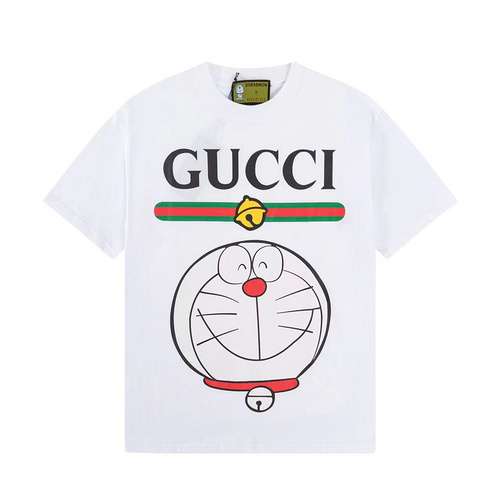 GC Gucci x DoraemonDoraemon congiunta Doraemon classica stampata girocollo a maniche corte