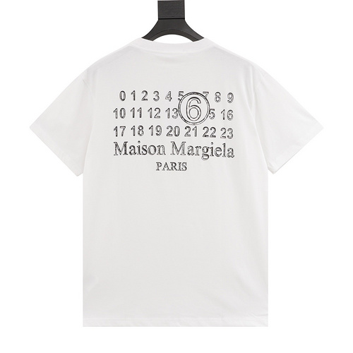 Margiela MM6 embroidered logo letter print short-sleeved T-shirt