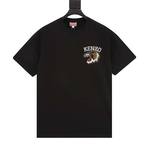 KZ Kenzo tiger head embroidered short-sleeved T-shirt