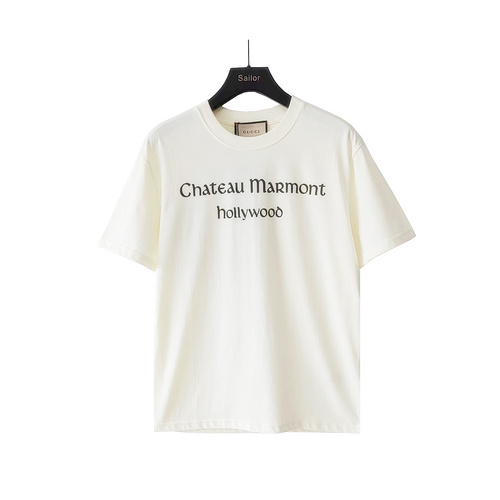 GC/Gucci 24ss Pan flower short-sleeved T-shirt
