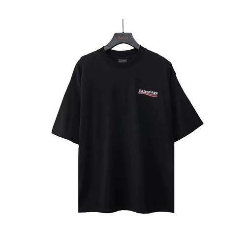 Balenciaga Blcg Coke Wave Tear Ruined Short Sleeve