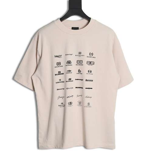 BLCG Balenciaga 24SS full logo printed short-sleeved T-shirt