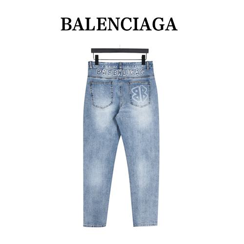 BLCG/Balenciaga Back Pocket Double B Jeans