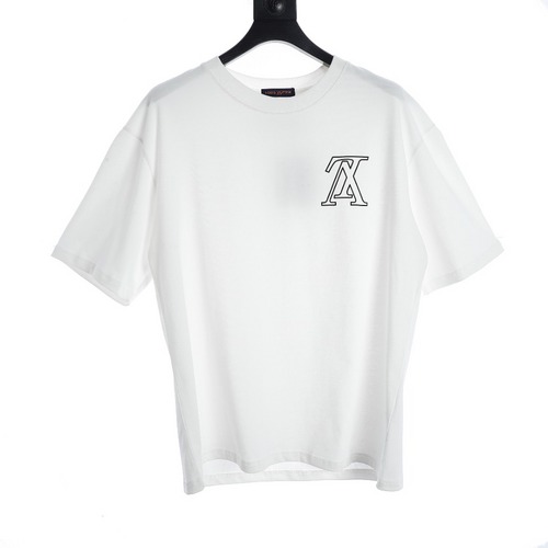 LV upside down logo print short-sleeved T-shirt