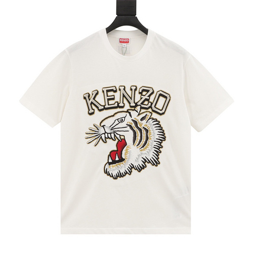 KZ Kenzo tiger head embroidered short-sleeved T-shirt