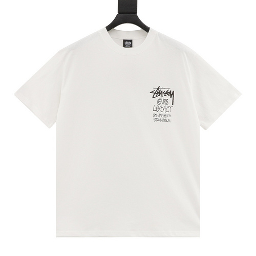 Stu*ssy 24SS surfer printed short-sleeved T-shirt