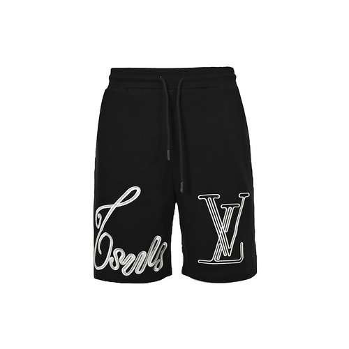 Pantaloncini con logo a grandi lettere ricamato LVLouis Vuitton 24ss