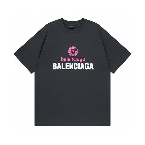 BLCG/Balenciaga 24SS printed letter short sleeves