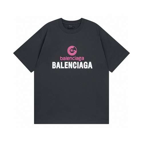 BLCG/Balenciaga 24SS printed letter short sleeves