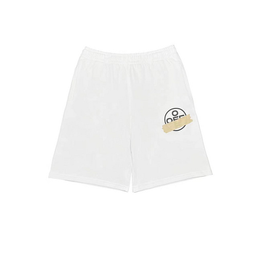 OW 20SS yellow tape print shorts