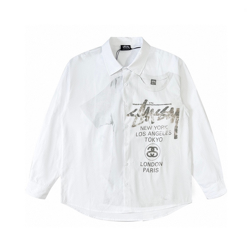 Stu*ssy/Stuxi 24ss Xunyou limited edition old graffiti long-sleeved shirt
