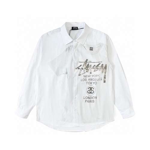 Stu*ssy/Stuxi 24ss Xunyou limited edition old graffiti long-sleeved shirt