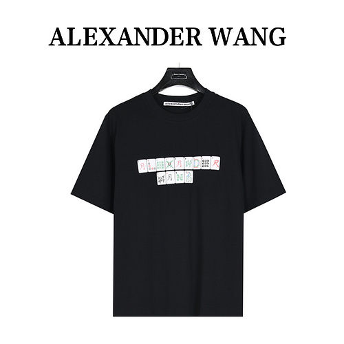 AW/Stress Mountain King foam mahjong short-sleeved T-shirt