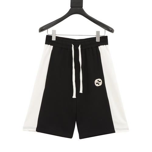 G Home Stitched and Inlaid Double G Embroidered Shorts