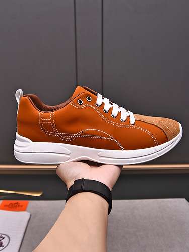 Scarpe uomo Hermes Codice 0505B40 Taglia 3844 45 personalizzate