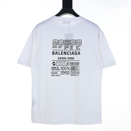 Balenciaga BLCG environmental logo short-sleeved T-shirt