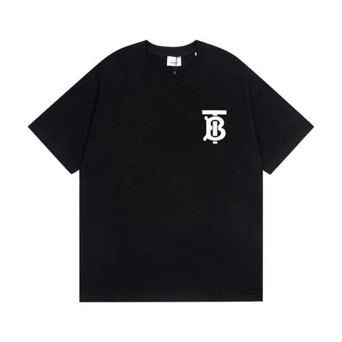 BBR Burberry 24ss classic TB chest LOGO taped short-sleeved T-shirt