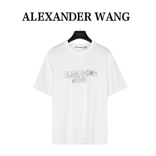 AW/Stress Mountain King foam mahjong short-sleeved T-shirt