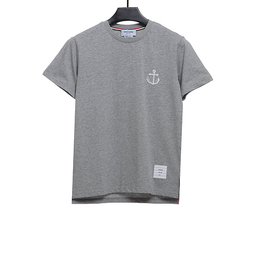 TB anchor embroidered crew neck short sleeves
