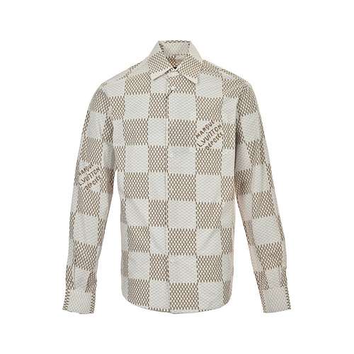 Camicia a scacchi DAMIET di LVLouis Vuitton 24ss