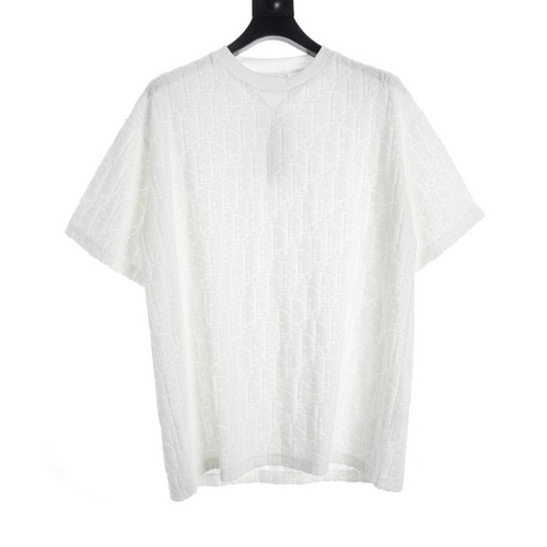 CD all over jacquard terry short sleeve T-shirt
